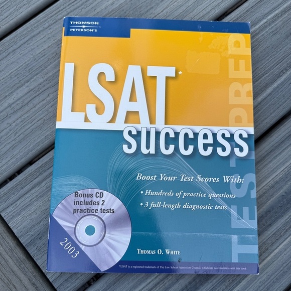 Thompson Peterson Other - LSAT Prep Book with CD